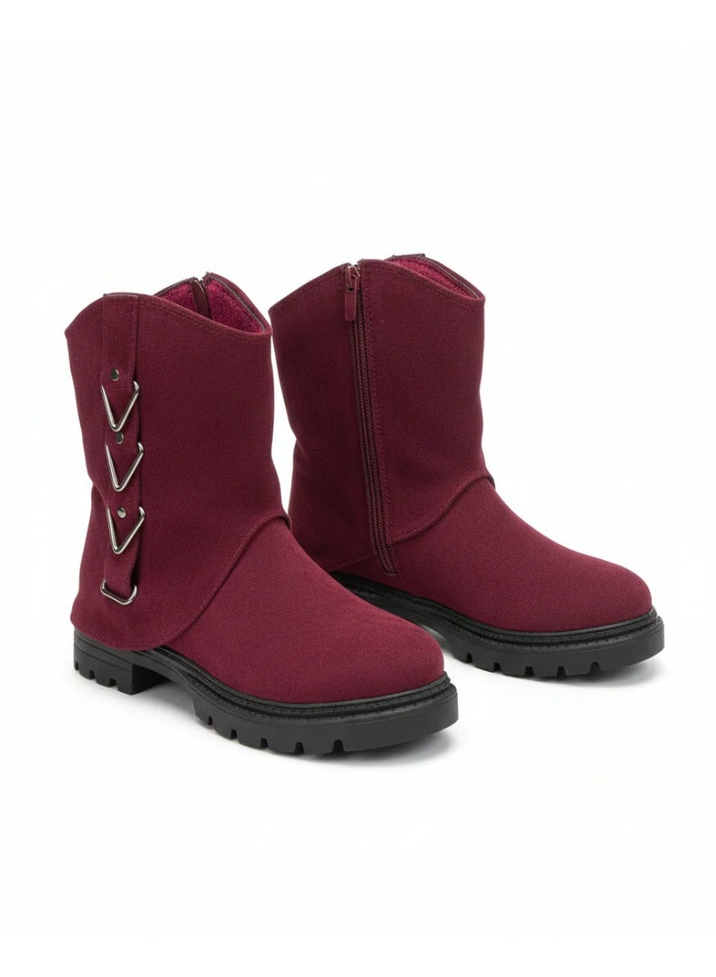Vbranda bold winter boot designed with distinctive side buckle B-60 - Image 3